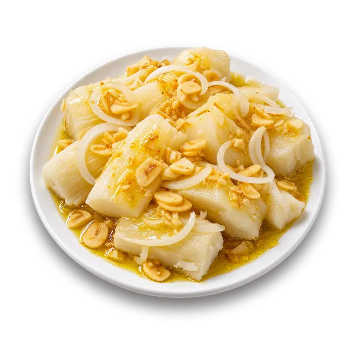 Yuca con mojo